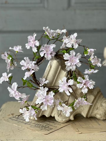 Cora Flower Candle Ring | 11" | Light Lilac | NOT CURRENTLY IN STOCK-New For Spring 2026!