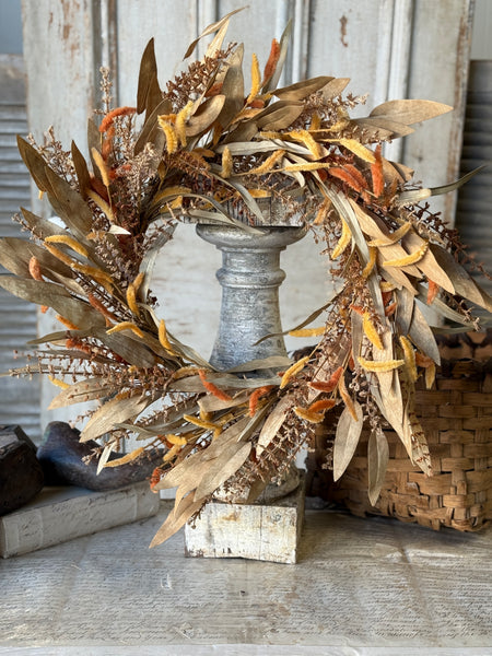 Cattail Meadows Wreath | 24" | NOT CURRENTLY IN STOCK-New For Holiday 2026!