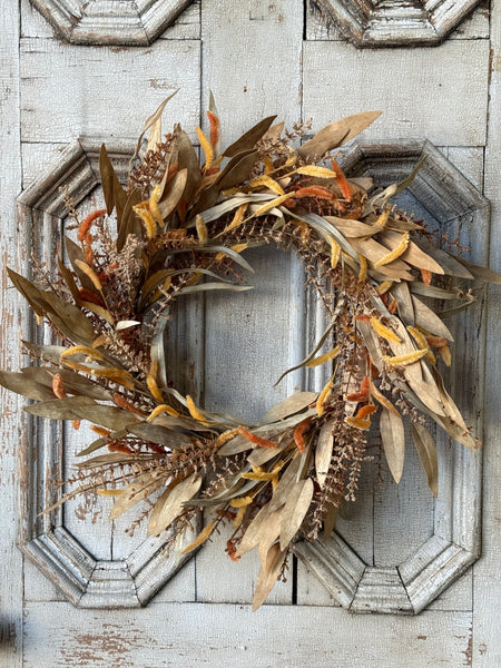 Cattail Meadows Wreath | 24" | NOT CURRENTLY IN STOCK-New For Holiday 2026!
