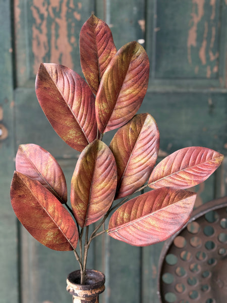 Rustling Magnolia Spray | 28" | NOT CURRENTLY IN STOCK-New For Holiday 2026!