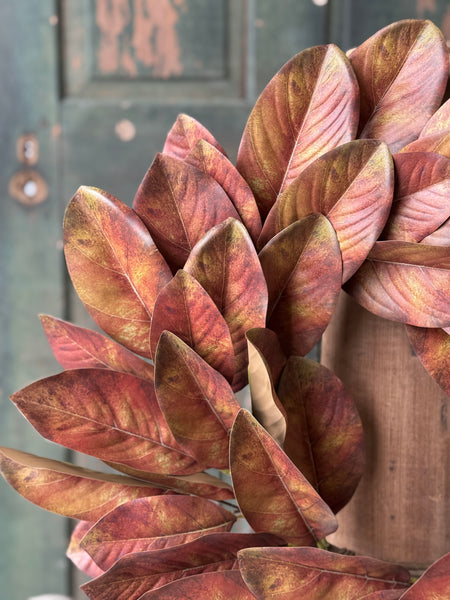 Rustling Magnolia Wreath | 24" | NOT CURRENTLY IN STOCK-New For Holiday 2026!