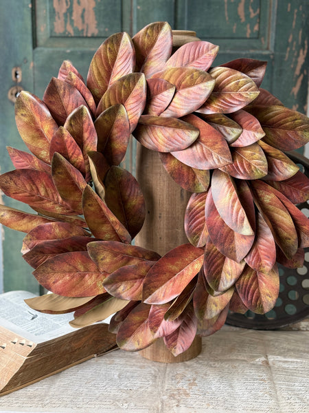 Rustling Magnolia Wreath | 24" | NOT CURRENTLY IN STOCK-New For Holiday 2026!