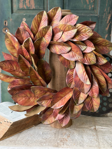 Rustling Magnolia Wreath | 24" | NOT CURRENTLY IN STOCK-New For Holiday 2026!