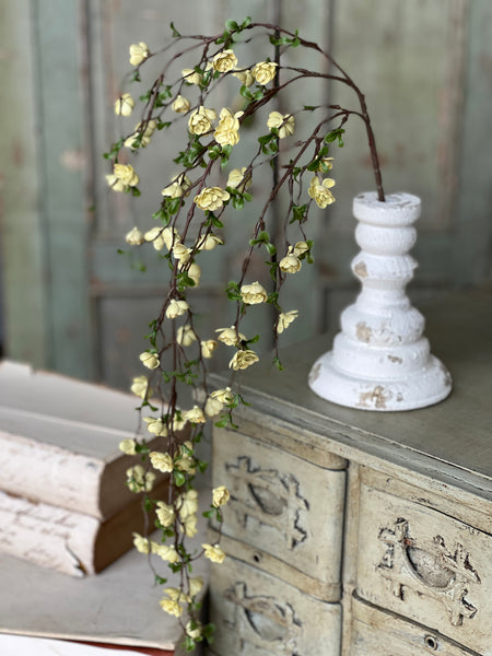 Quince Blooms Hanging | 30" | Cream | NOT CURRENTLY IN STOCK-New For Spring 2026!