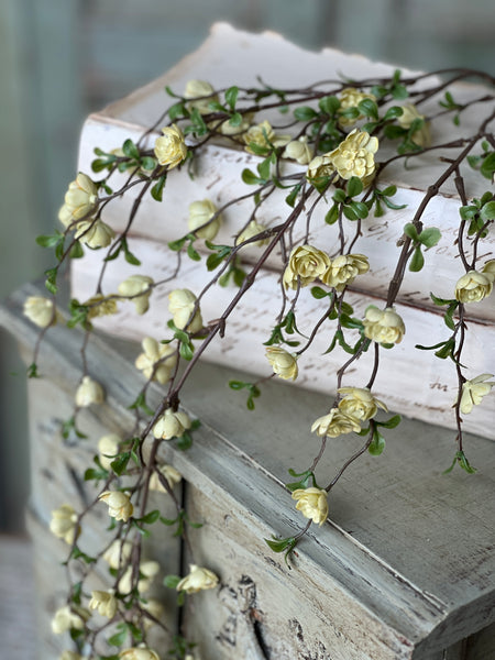 Quince Blooms Hanging | 30" | Cream | NOT CURRENTLY IN STOCK-New For Spring 2026!