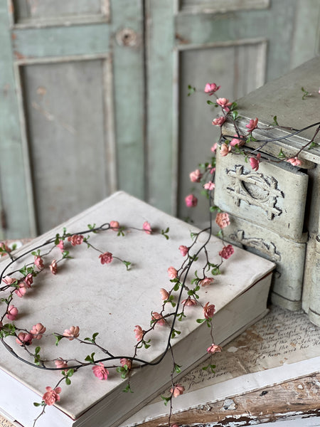 Quince Blooms Garland | 6' | NOT CURRENTLY IN STOCK - Spring 2026