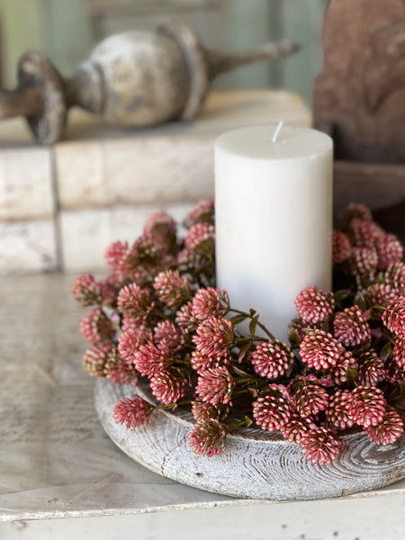 Wil-O-Wisp Candle Ring | 10" | Pink | NOT CURRENTLY IN STOCK-New For Spring 2026!