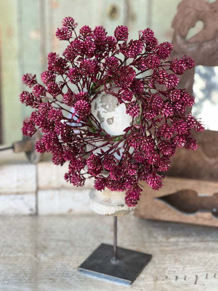 Wil-O-Wisp Candle Ring | 10" | Sangria | NOT CURRENTLY IN STOCK-New For Spring 2026!