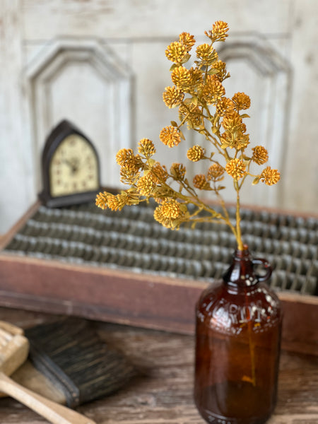 Russet Cone Spray | 25" | Golden | CLEAN UP SPECIAL!  From $1.50 - Last 216pcs!