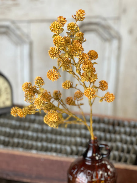 Russet Cone Spray | 25" | Golden | CLEAN UP SPECIAL!  From $1.50 - Last 216pcs!