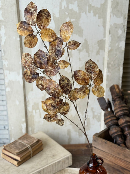 Barrister Leaves Spray | 37.5" | NOT CURRENTLY IN STOCK-New For Holiday 2026!