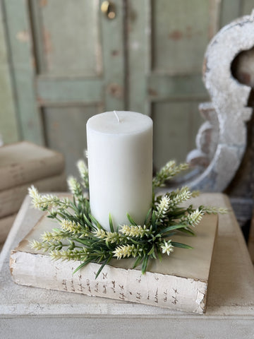 Sylvette Candle Ring | 8" | Cream | NOT CURRENTLY IN STOCK-New For Spring 2027!
