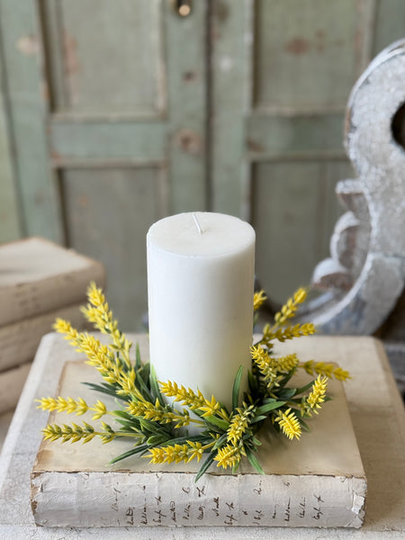 Sylvette Candle Ring | 8" | Yellow | NOT CURRENTLY IN STOCK-New For Spring 2027!