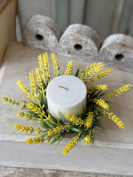 Sylvette Candle Ring | 8" | Yellow | NOT CURRENTLY IN STOCK-New For Spring 2027!