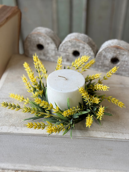 Sylvette Candle Ring | 8" | Yellow | NOT CURRENTLY IN STOCK-New For Spring 2027!
