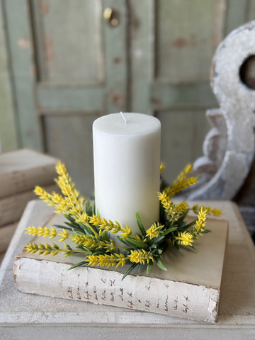 Sylvette Candle Ring | 8" | Yellow | NOT CURRENTLY IN STOCK-New For Spring 2027!