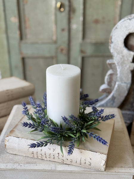 Sylvette Candle Ring | 8" | Lavender | NOT CURRENTLY IN STOCK-New For Spring 2027!