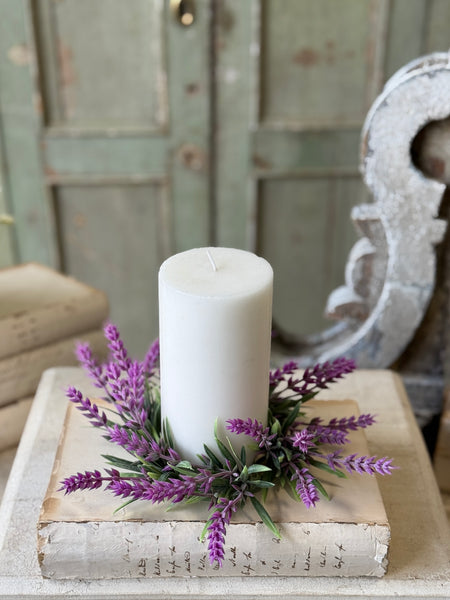 Sylvette Candle Ring | 8" | Purple | NOT CURRENTLY IN STOCK-New For Spring 2027!