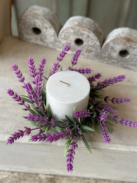 Sylvette Candle Ring | 8" | Purple | NOT CURRENTLY IN STOCK-New For Spring 2027!