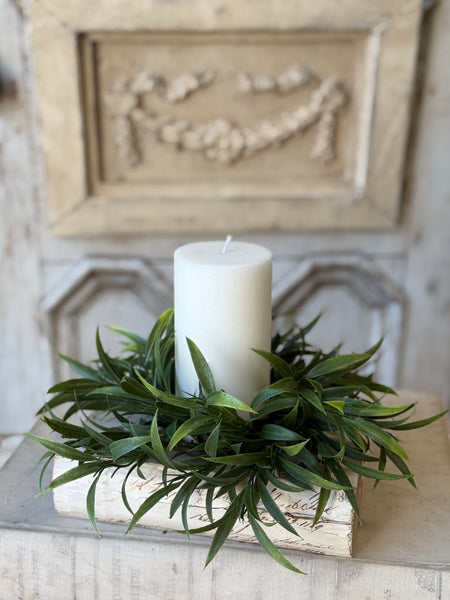 Truce Leaves Candle Ring | 10" | NOT CURRENTLY IN STOCK-New For Spring 2027!
