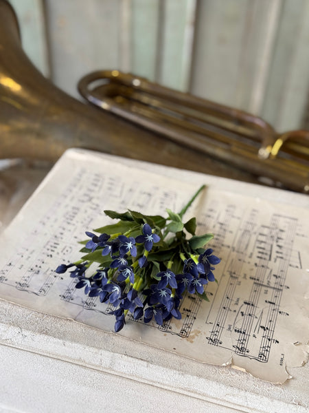 Trumpet Blooms Bush | 9" | Blue | NOT CURRENTLY IN STOCK-New For Spring 2027!