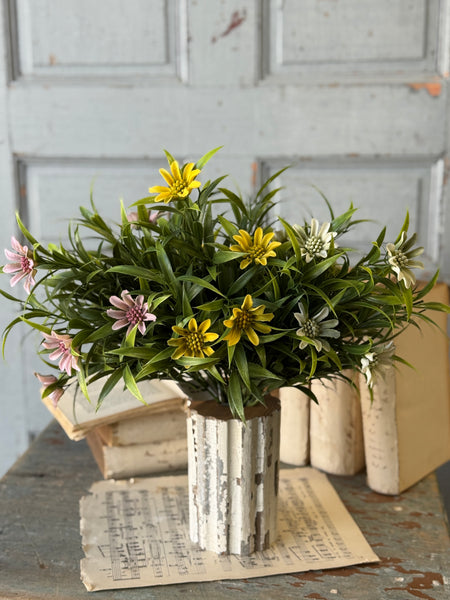 Cressida Flower Bush | 16" | Cream | NOT CURRENTLY IN STOCK-New For Spring 2027!