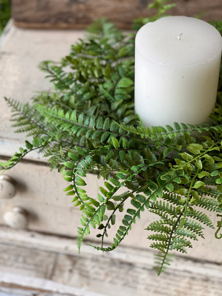 Fern & Fable Candle Ring | 15" | NOT CURRENTLY IN STOCK-New For Spring 2026!