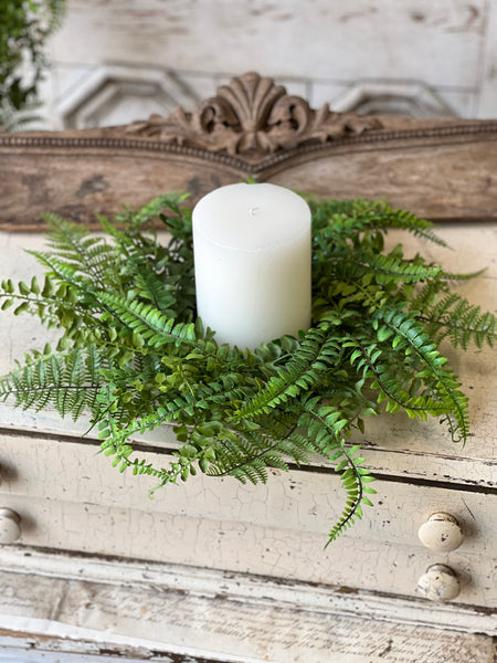 Fern & Fable Candle Ring | 15" | NOT CURRENTLY IN STOCK-New For Spring 2026!