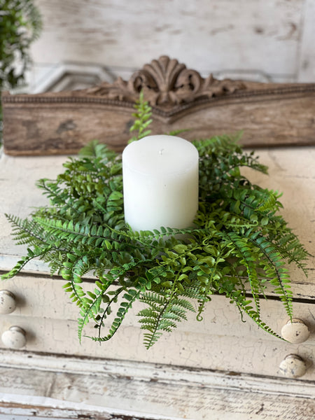 Fern & Fable Candle Ring | 15" | NOT CURRENTLY IN STOCK-New For Spring 2026!