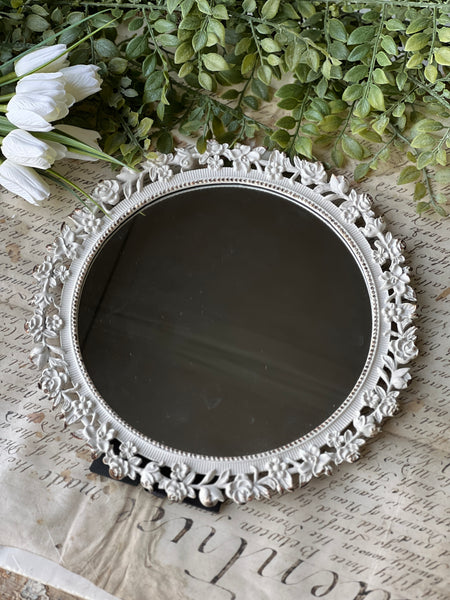 Budding Circle Mirror | 9.75"
