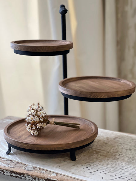 Side Swivel Tray Pedestal | 22.75" | Limited Stock - Last 36pcs!