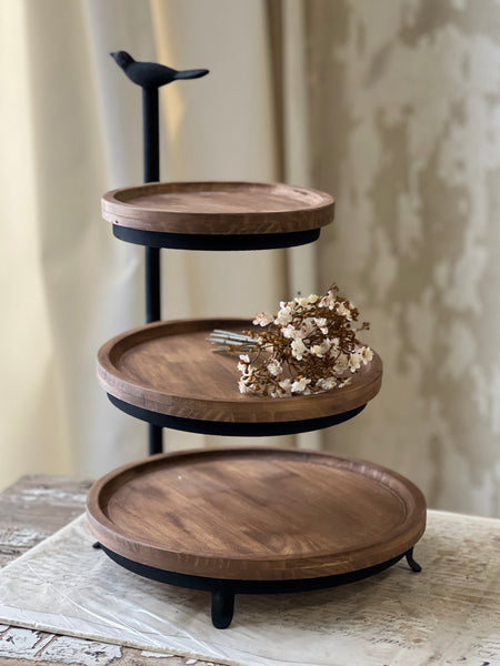 Side Swivel Tray Pedestal | 22.75" | Limited Stock - Last 36pcs!