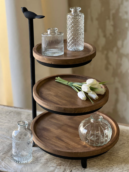 Side Swivel Tray Pedestal | 22.75" | Limited Stock - Last 36pcs!