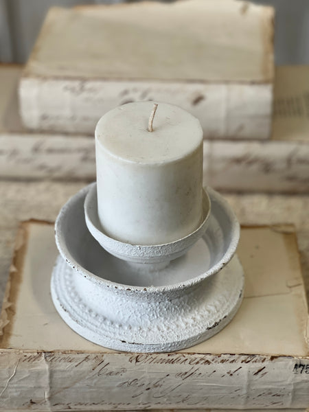 Crested Candle Holder | 5.75"