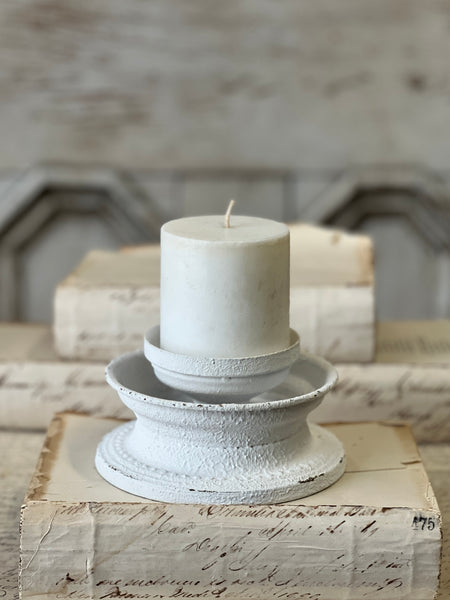 Crested Candle Holder | 5.75"