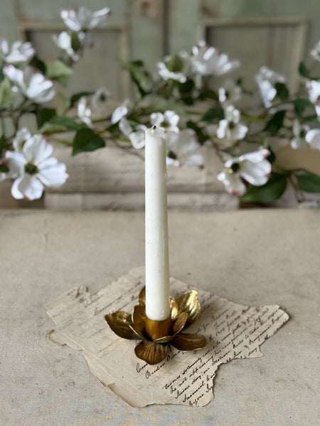 Petal Glow Taper Holder | 3" | NOT CURRENTLY IN STOCK-New For Spring 2027!
