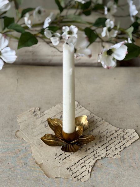 Petal Glow Taper Holder | 3" | NOT CURRENTLY IN STOCK-New For Spring 2027!
