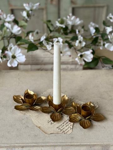 Petal Glow Trio Taper Holder | 10" | NOT CURRENTLY IN STOCK-New For Spring 2027!