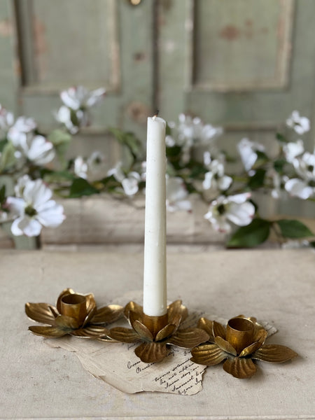 Petal Glow Trio Taper Holder | 10" | NOT CURRENTLY IN STOCK-New For Spring 2027!