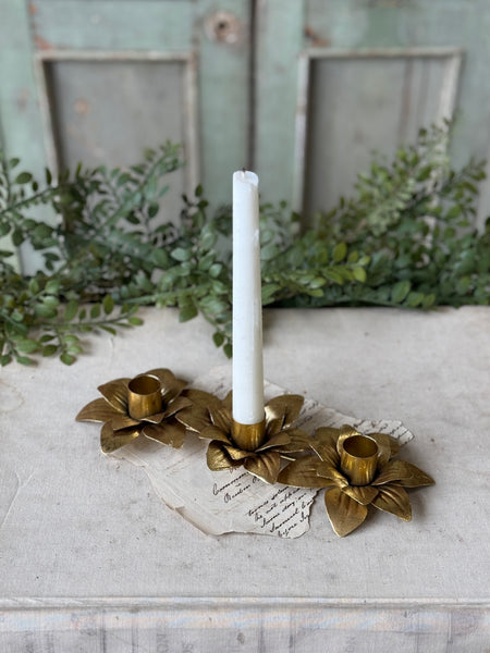 Burnished Blossom Trio Holder | 9.5" | NOT CURRENTLY IN STOCK-New For Spring 2027!