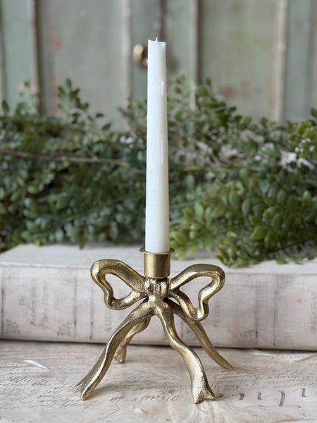 Luxe Knot Taper Holder | 4.75" | NOT CURRENTLY IN STOCK-New For Spring 2027!