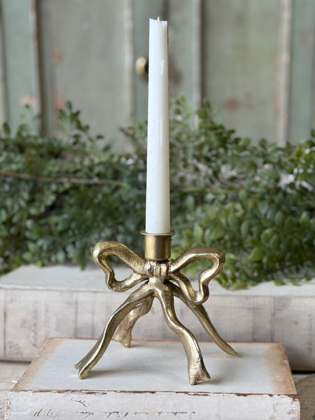 Luxe Knot Taper Holder | 4.75" | NOT CURRENTLY IN STOCK-New For Spring 2027!