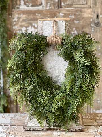 Damsel Fern Hanging Wreath | 26" | NOT CURRENTLY IN STOCK - ETA December
