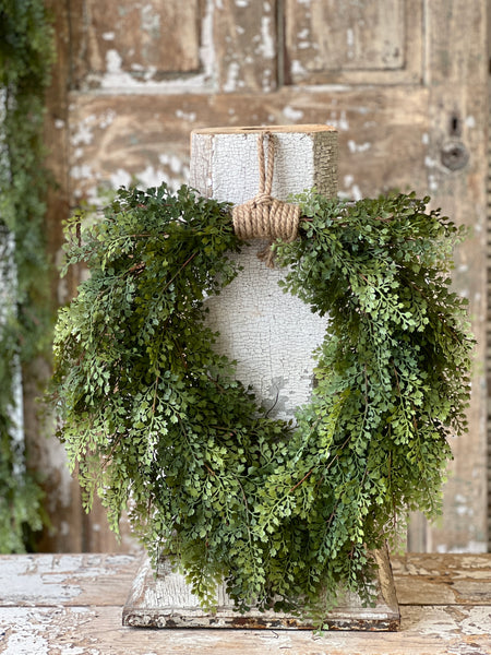 Damsel Fern Hanging Wreath | 26" | NOT CURRENTLY IN STOCK - ETA December