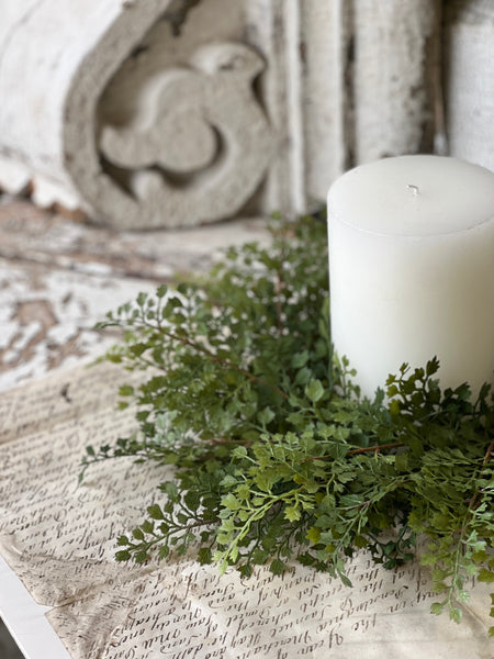 Damsel Fern Candle Ring | 13" | NOT CURRENTLY IN STOCK - ETA December