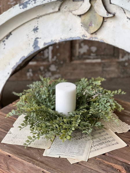 Parterre Leaves Candle Ring | 17" | NOT CURRENTLY IN STOCK - ETA December