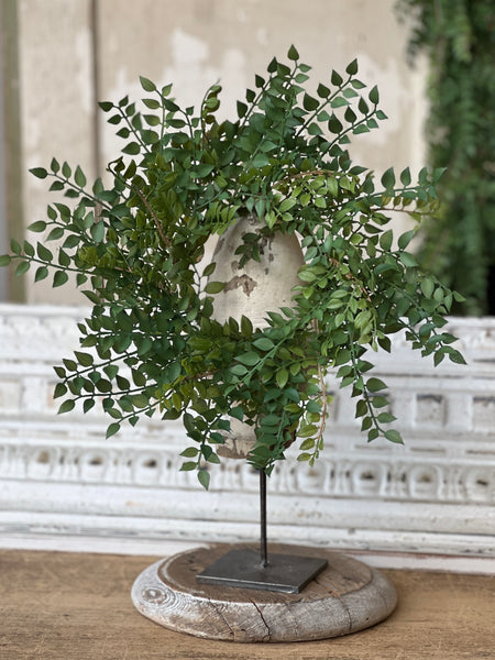 Wood Thrush Leaves Candle Ring | 15" | NOT CURRENTLY IN STOCK - ETA December