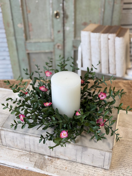 Tumble Blooms Candle Ring | 17" | NOT CURRENTLY IN STOCK-New For Spring 2027!