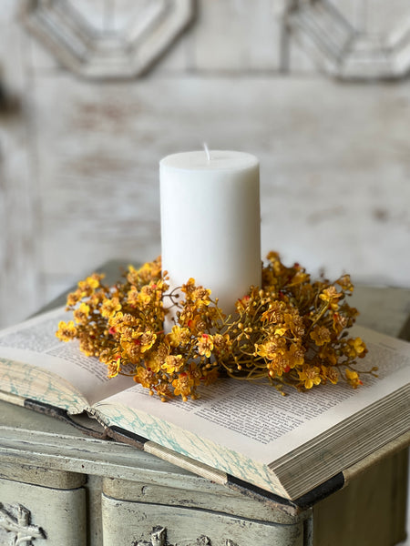 Emmeline Candle Ring | 9" | Maize | SOLD OUT