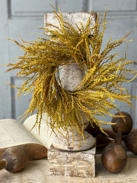 Goldenrod Fields Candle Ring | 10” | NOT CURRENTLY IN STOCK-New For Holiday 2026!